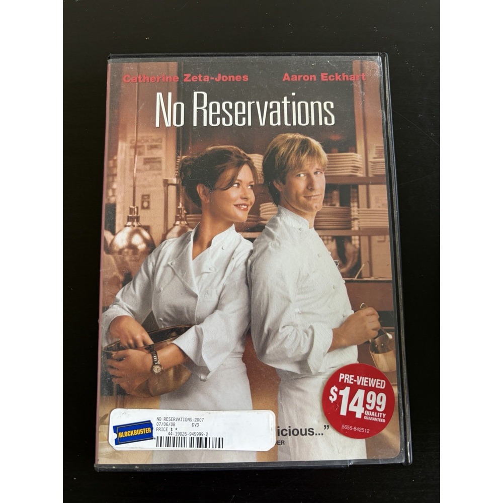 No Reservations - DVD Catharine Zeta Jones Aaron Eckhart Action Movie